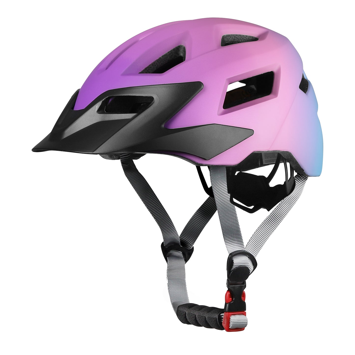 Colorful Kids Bike Helmet w/ Sun Visor