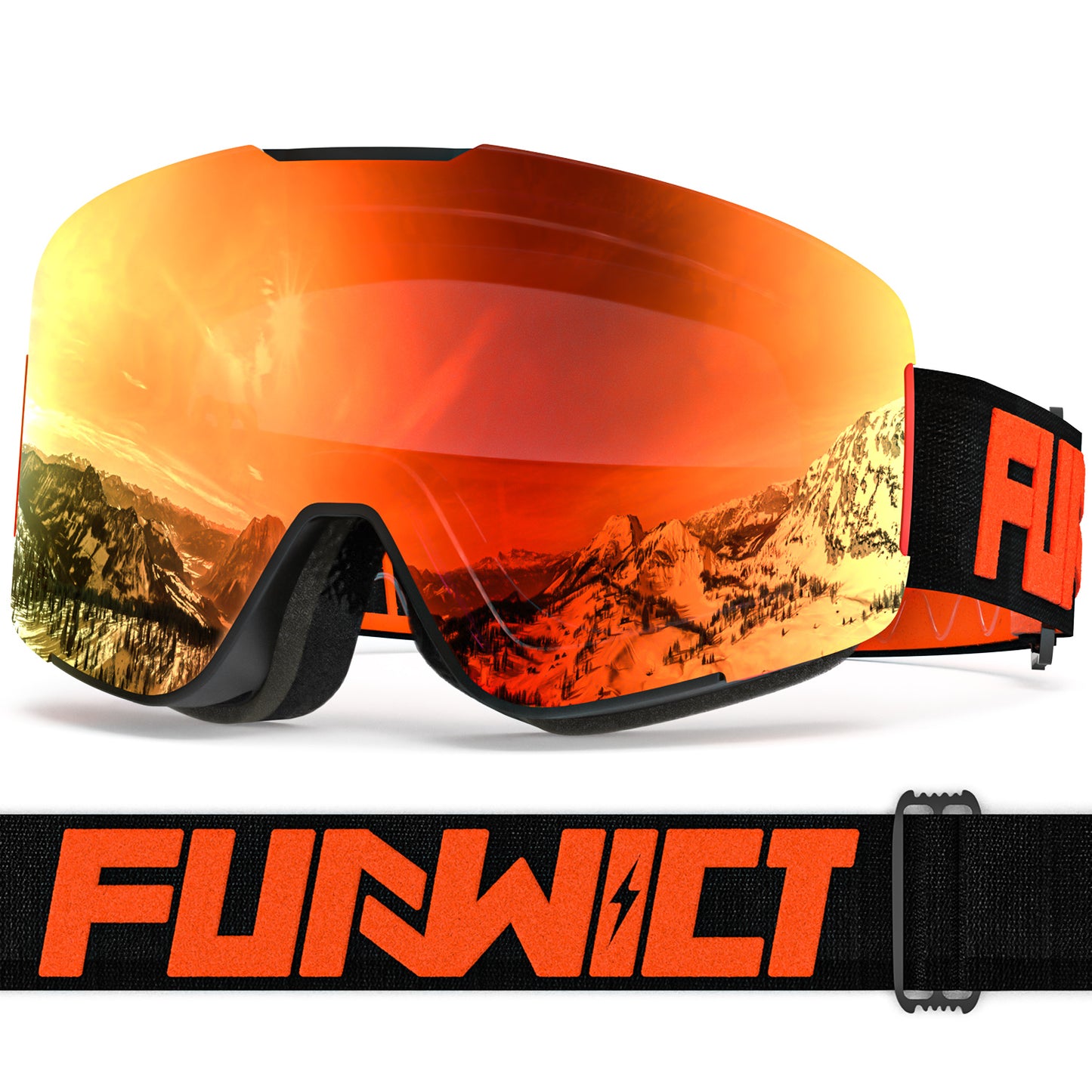 Ski Goggles for Men Women Adult with Anti-Fog UV Protection