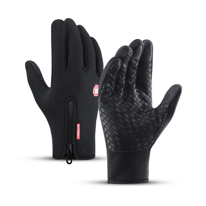 Full Finger Warm Fleece Waterproof & Windproof Winter Gloves