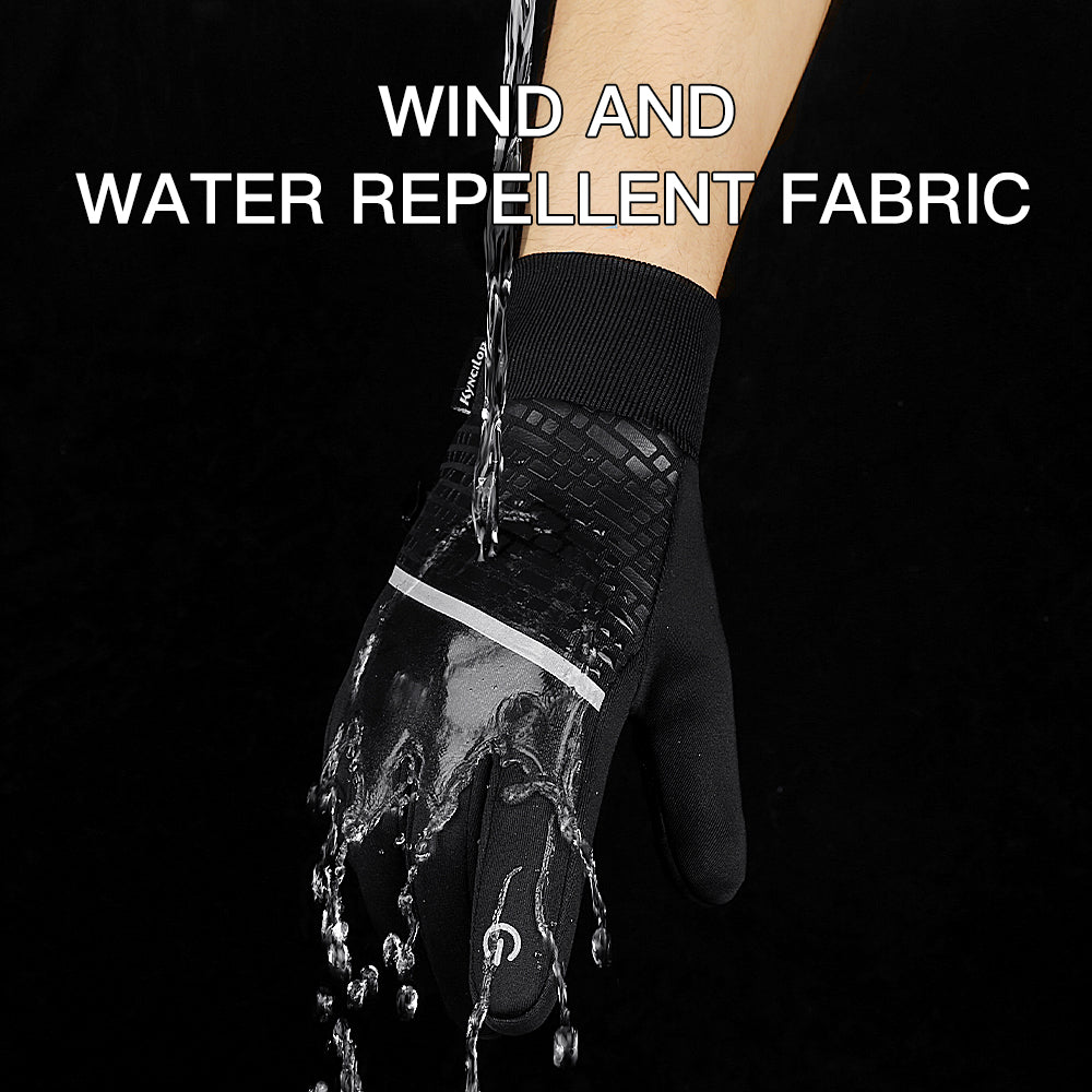 Winter Fleece Warm Full Finger Gloves Waterproof & Windproof