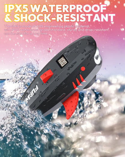 Bike Horn for Kids with Light 2-in-1 Rechargable Electric Bicycle Horn