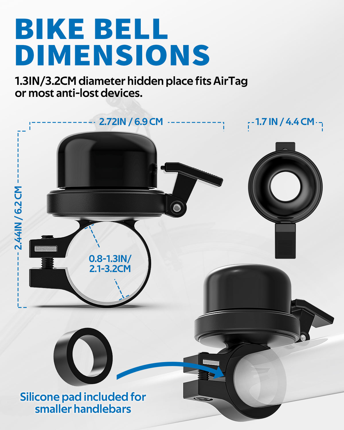 Bike Bell for Apple Air Tag