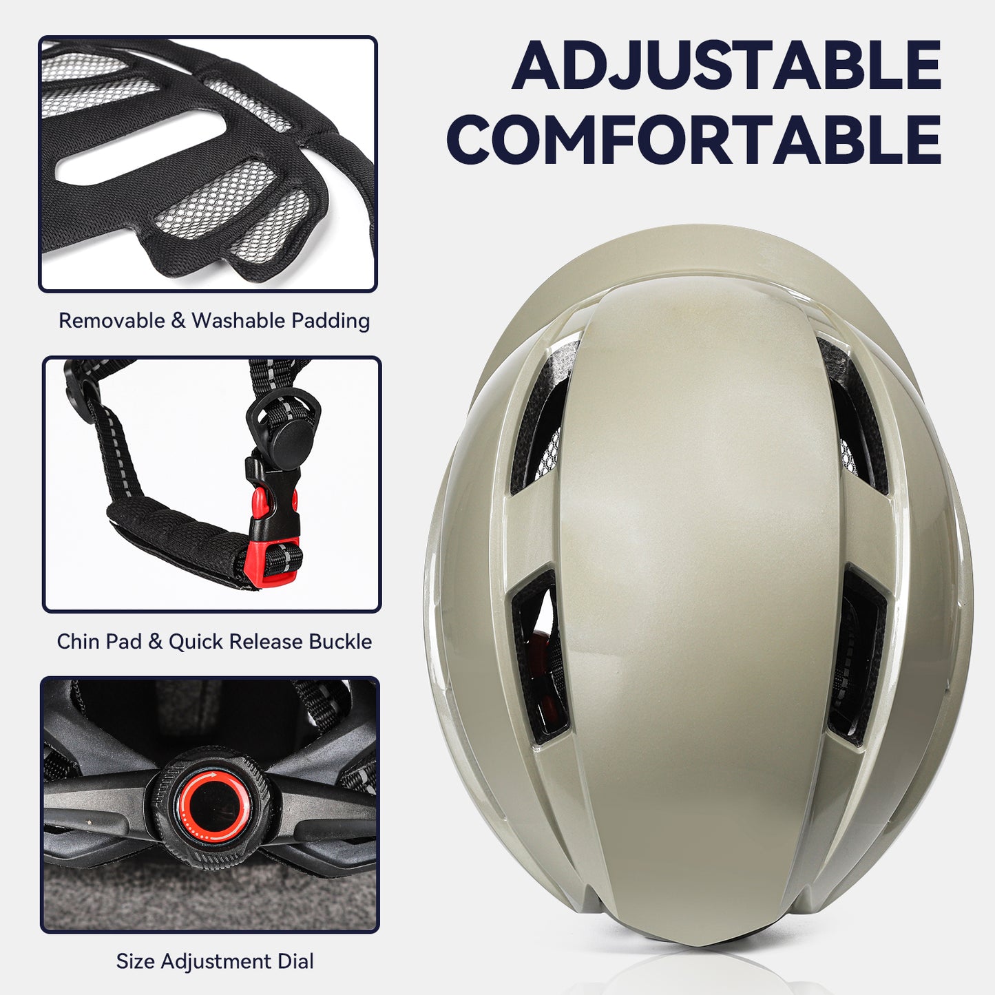 Adult Bicycle Helmet Urban Commuter Men Women