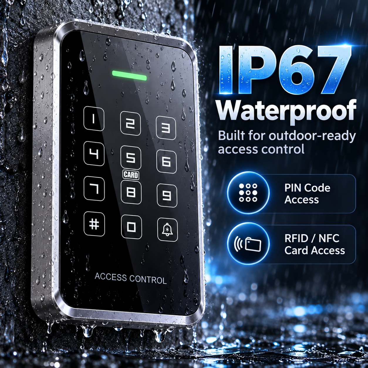Waterproof Door Access Controller | Access Control and Alarm Monitoring Systems