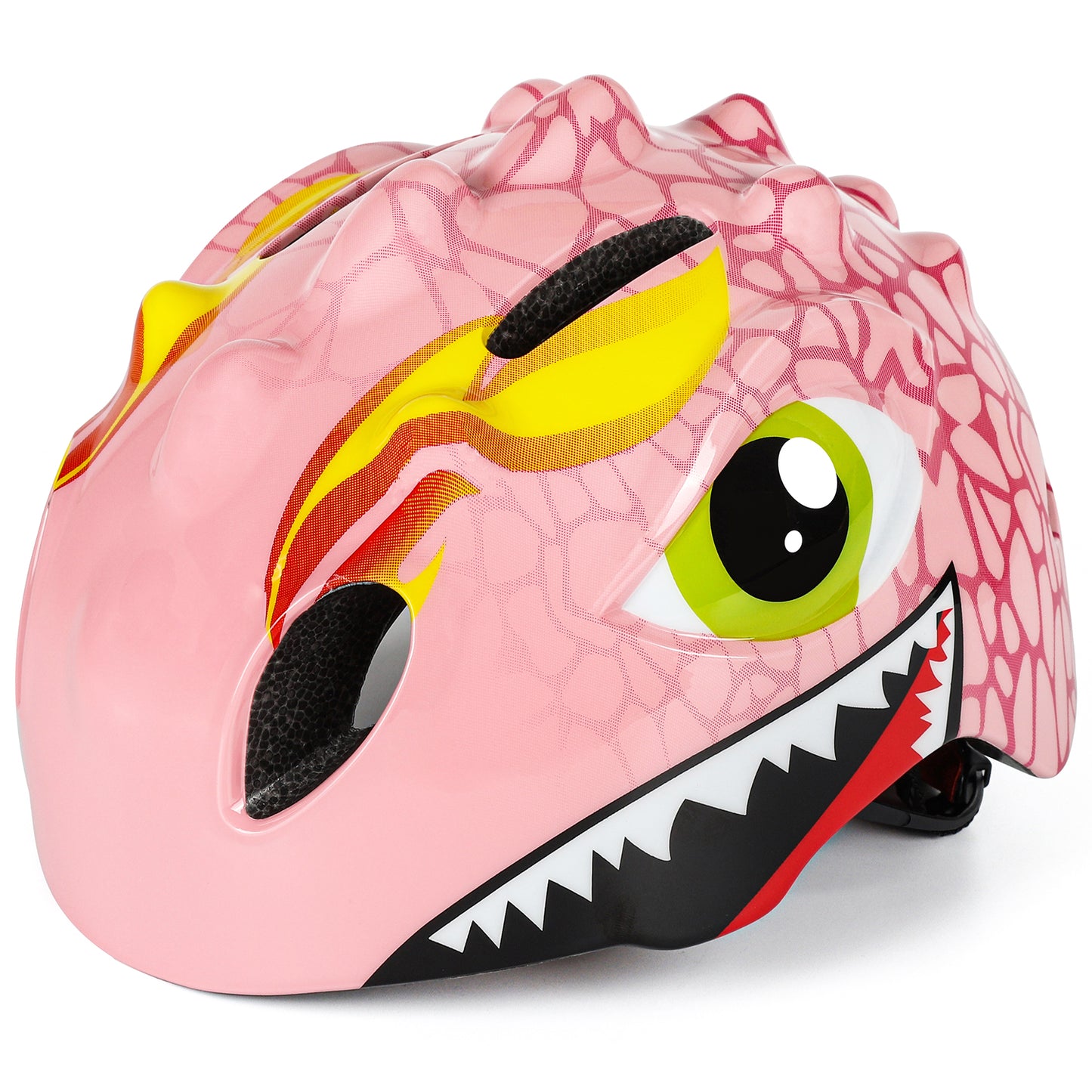 Kids Bike Helmet Dinosaur Children 3-8+ Cycling Toddler Scooter Helmet