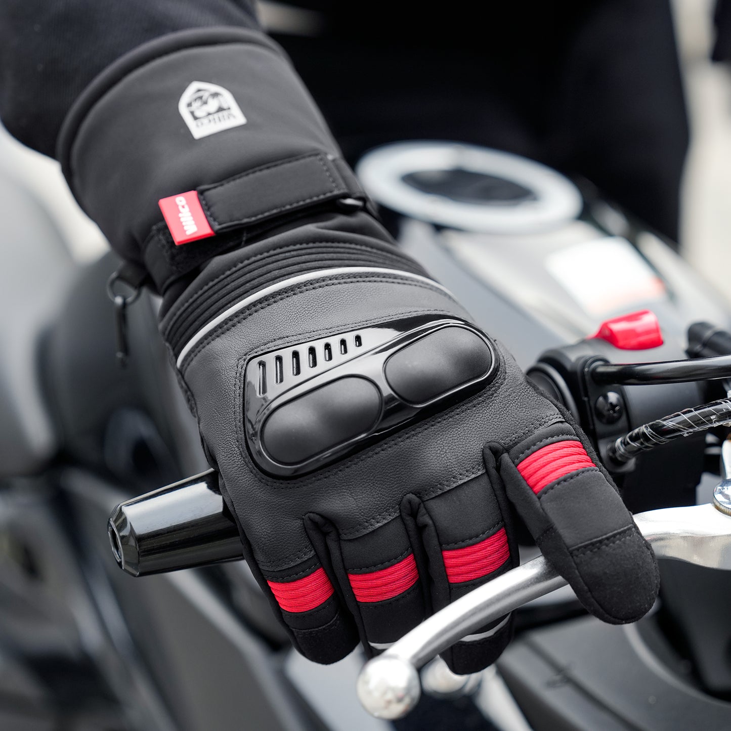 Motorcycle Gloves for Men and Women  Full Finger Touchscreen Motorbike Gloves