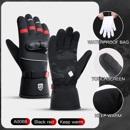 Motorcycle Gloves for Men and Women  Full Finger Touchscreen Motorbike Gloves