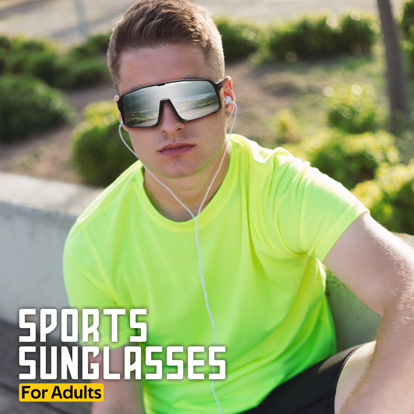 Polarized Cycling Glasses for Youth & Adult Baseball Riding Hiking