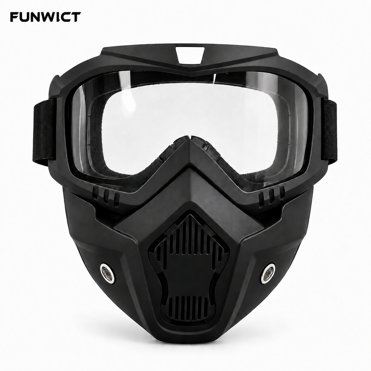 FUNWICT Detachable Goggles Face Mask