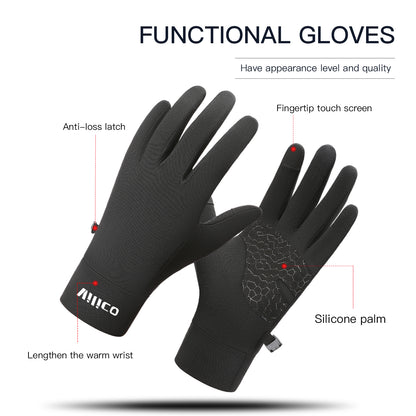 Full Finger Winter Gloves Warm MAX for Running,Cycling & Driving