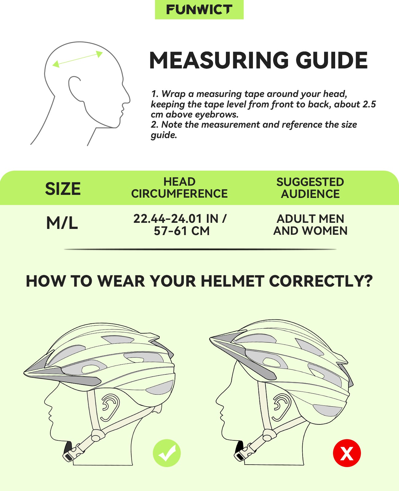 Adult Mountain Bike Helmet for Men/Women with Detachable Sun Visor