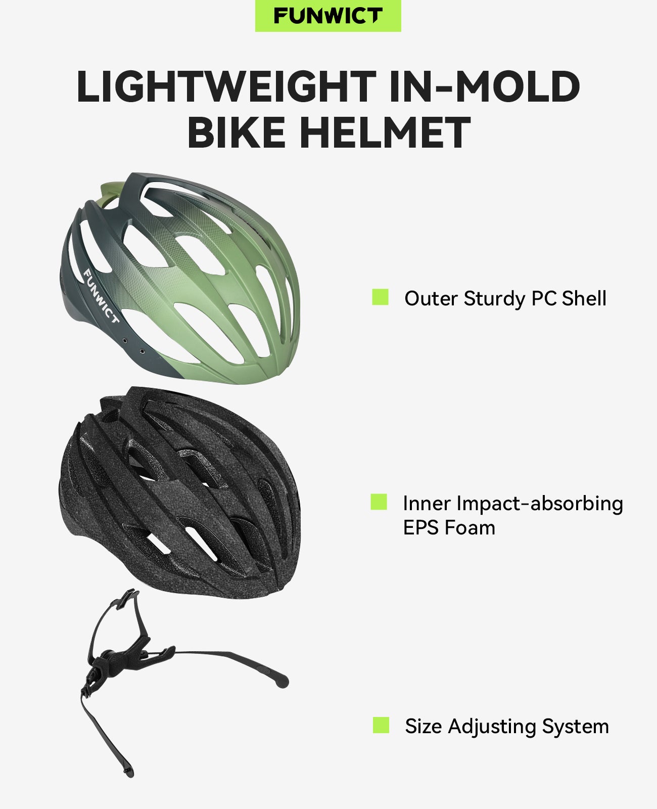 Adult Mountain Bike Helmet for Men/Women with Detachable Sun Visor