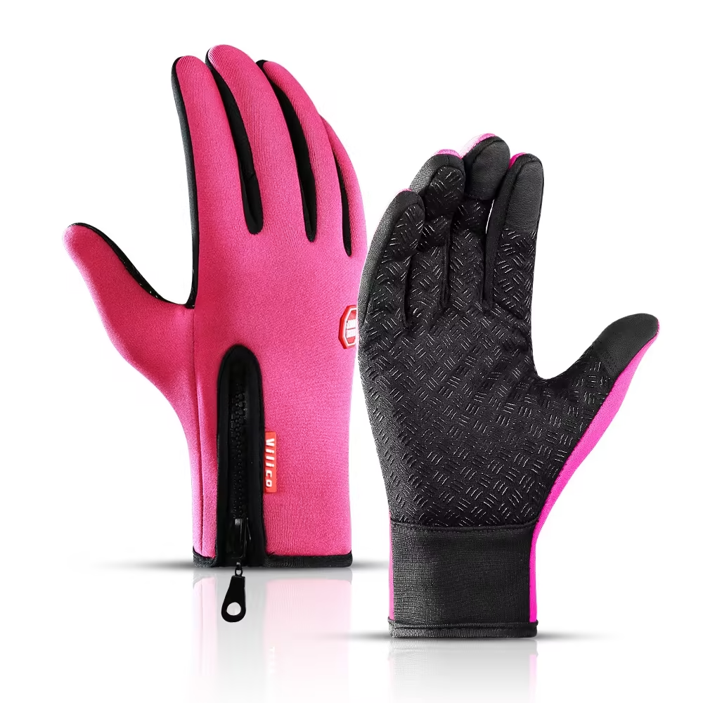 Full Finger Warm Fleece Waterproof & Windproof Winter Gloves